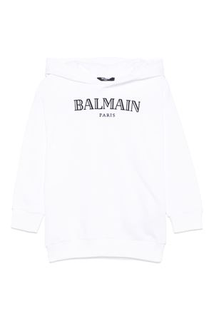 Logo-Embroidered Hoodie BALMAIN PARIS KIDS | BW4P40Z1753100NE